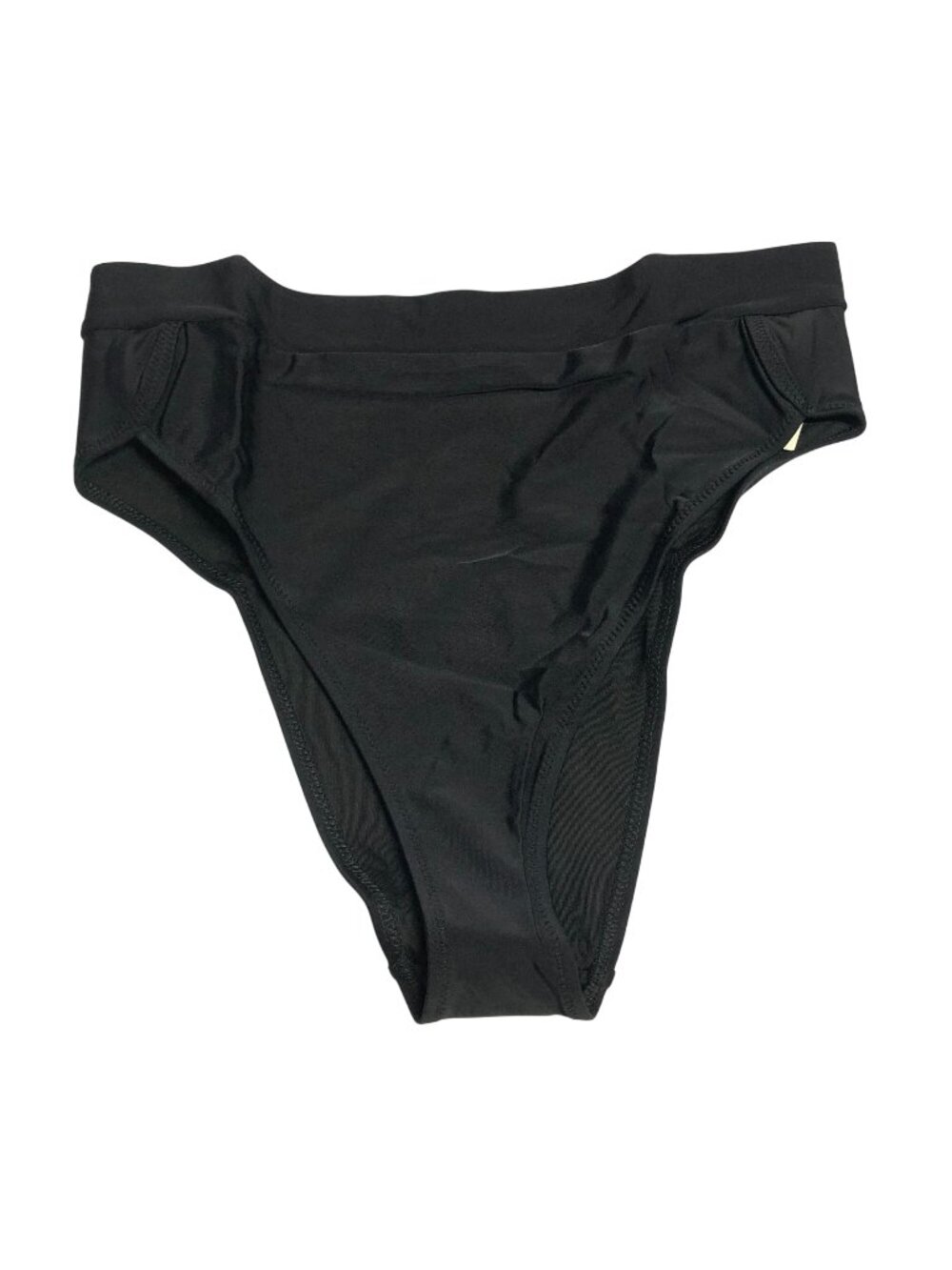 Aerie Bikini Bottom High Cut Cheeky Banded Black L